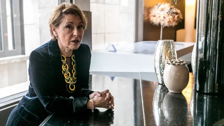 María Bayo, premio Cadenas de Navarra 2018 de la entidad Doble 12 (03). IÑIGO ALZUGARAY