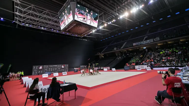 Campeonato de España de Gimnasia Rítmica de Conjuntos celebrado en el Navarra Arena (09). IÑIGO ALZUGARAY