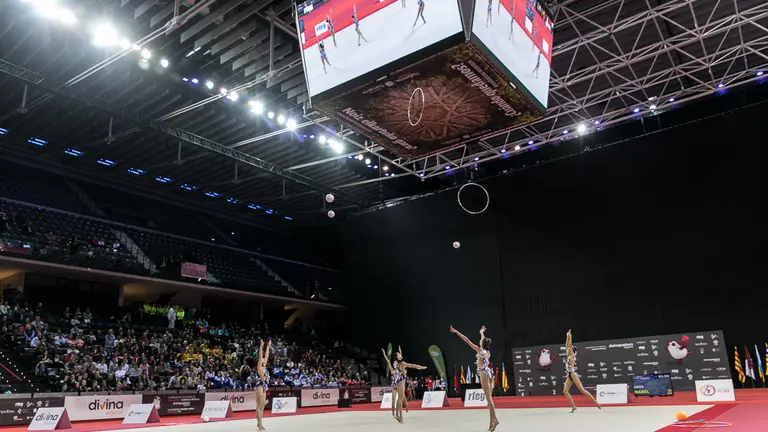 Campeonato de España de Gimnasia Rítmica de Conjuntos celebrado en el Navarra Arena (21). IÑIGO ALZUGARAY