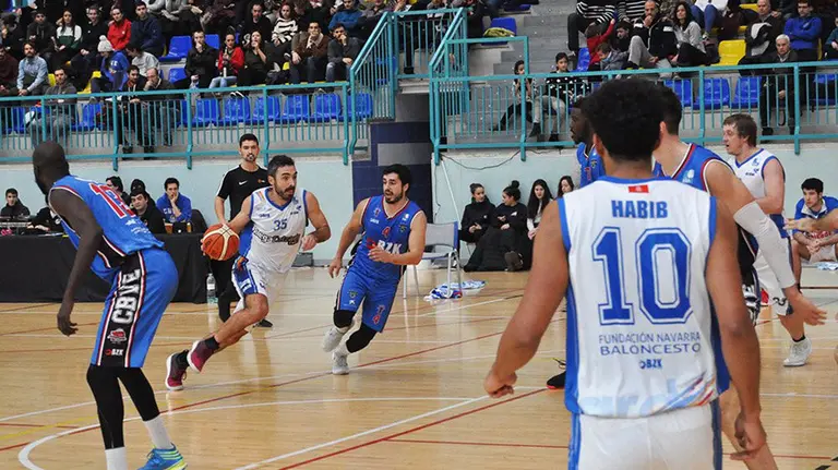 Partido de la liga Eba de baloncesto. FNB