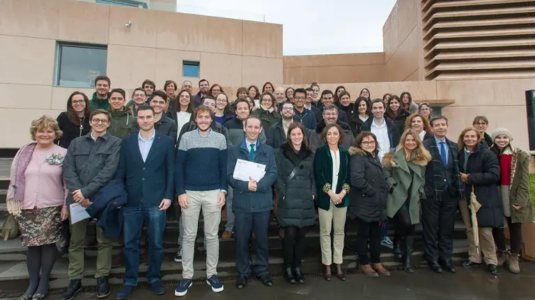 Imagen de los especialistas en Anatomía Patológica en el Museo Universidad de Navarra CEDIDA
