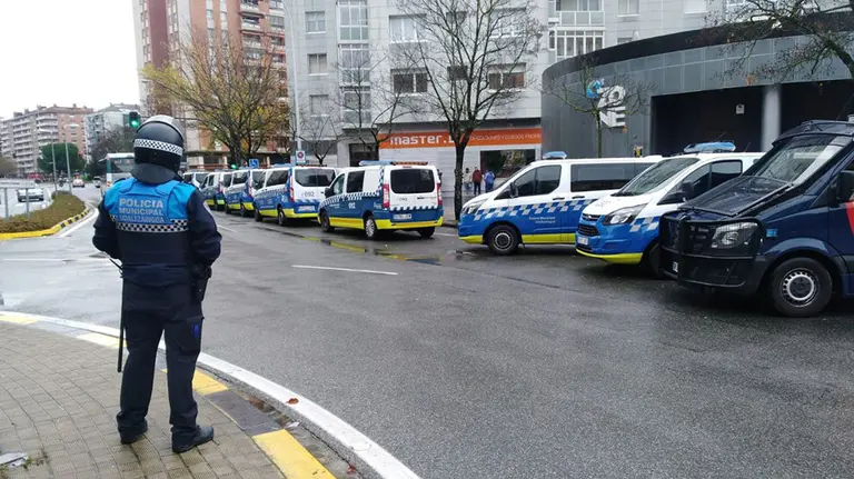 Policías municipales en una operación desarrollada en un local de ocio POLICÍA MUNICIPAL DE PAMPLONA
