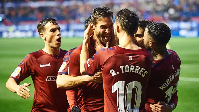 Osasuna y Alcorcón se enfrentan en el partido de la decimocuarta jornada de La Liga 123. MIGUEL OSÉS 10