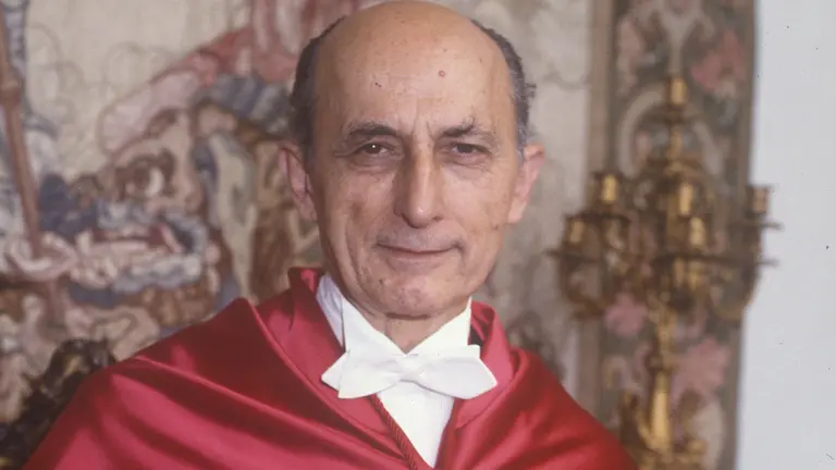 El primer rector de la Universidad de Navarra. CEDIDA