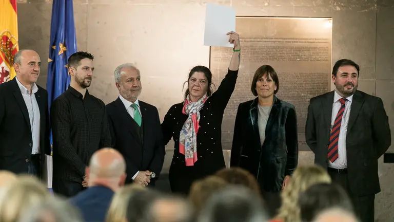 Acto de reparación y reconocimiento a personas que sufrieron persecución o violencia durante la Guerra Civil y en la dictadura (21). IÑIGO ALZUGARAY