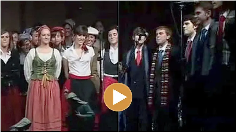 Los dos villancicos que triunfaron en Navarra, La oveja naranja y Navidad en Navarra.