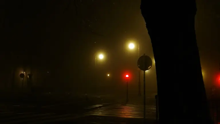 Pamplona, entre la densa nieve vivida en los días navideños. EDUARDO LAPORTE.