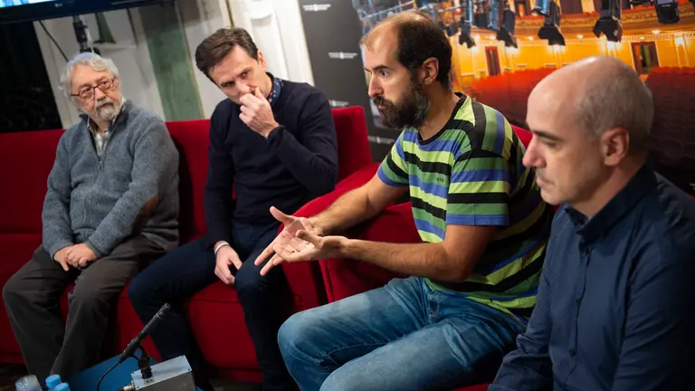 Rueda de prensa de La Pamplonesa para presentar el proyecto &#39;Maduga Band&#39;, en colaboración con la Asociación &#39;Solidarios con Arua&#39;. MIGUEL OSÉS