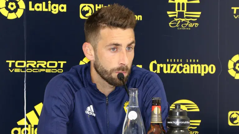 José Mari es jugador del conjunto gaditano. Twitter Cádiz CF.