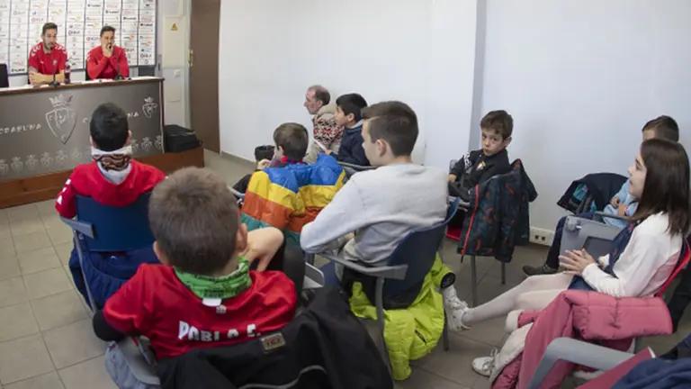 Rueda de prensa de Fundación Osasuna en Tajonar. CA Osasuna.