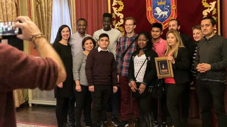 El Servicio Socioeducativo Intercultural (SEI) recibe el XVII Haba de Oro concedido por la Asociación Cabalgata Reyes de Pamplona (10). IÑIGO ALZUGARAY
