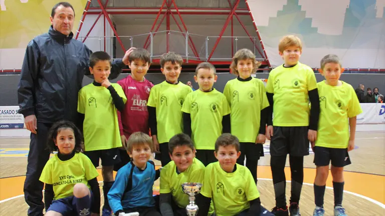 Uno de los equipos campeones en el torneo de Tudela, Alfaro 2010. Cedida.