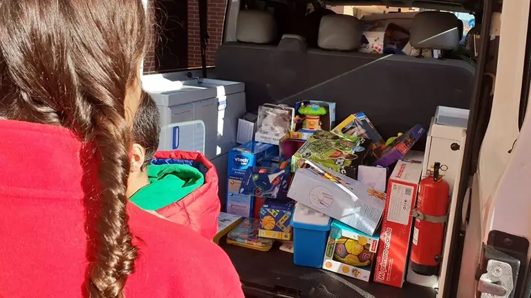 Regalos repartidos por SAR-Navarra EUROPA PRESS