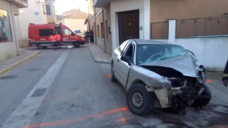 Accidente en Cadreita POLICÍA FORAL