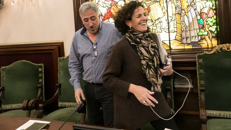 Pleno del Ayuntamiento de Pamplona en el que se votan los Presupuestos de la ciudad para 2019-(10). IÑIGO ALZUGARAY