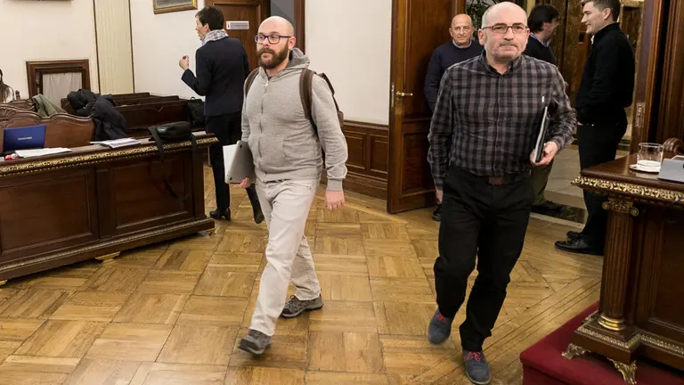 Pleno del Ayuntamiento de Pamplona en el que se votan los Presupuestos de la ciudad para 2019-(17). IÑIGO ALZUGARAY