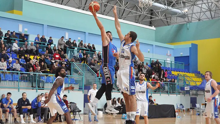 Partido de la Liga Eba de baloncesto. Foto FNB.