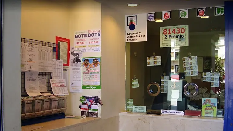 Administración de Lotería número 3 de Tudela, situada en la Plaza de los Fueros. GOOGLE MAPS