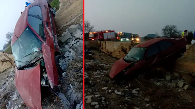 Accidente de tráfico en Lodosa BOMBEROS DE NAVARRA