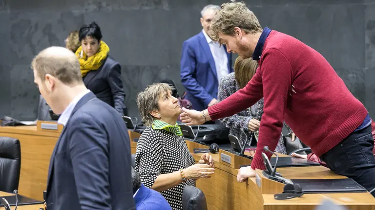 Pleno del Parlamento de Navarra. IÑIGO ALZUGARAY