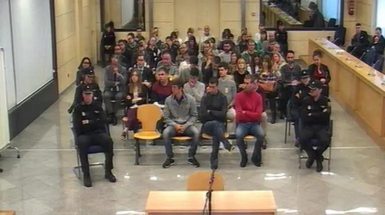 Juicio a los acusados por la paliza a los guardias civiles y a sus parejas en Alsasua ARCHIVO