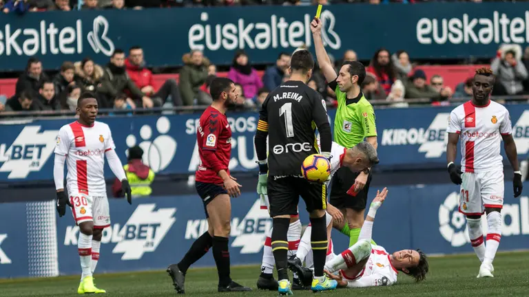 Partido entre Osasuna y Mallorca disputado en El Sadar (55). IÑIGO ALZUGARAY