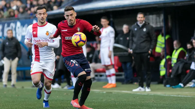 Partido entre Osasuna y Mallorca disputado en El Sadar (57). IÑIGO ALZUGARAY