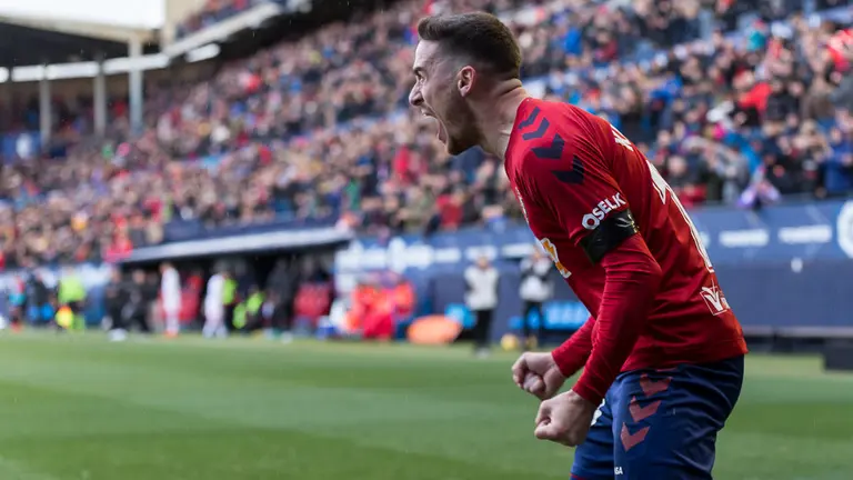 Partido entre Osasuna y Mallorca disputado en El Sadar (76). IÑIGO ALZUGARAY
