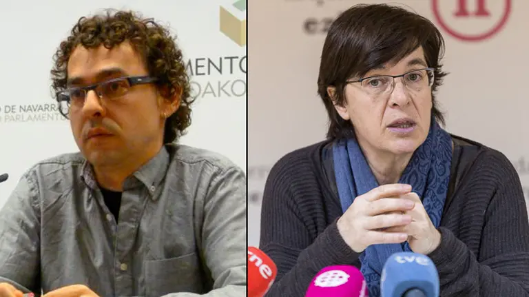 Txema Mauleón y Edurne Eguino ARCHIVO