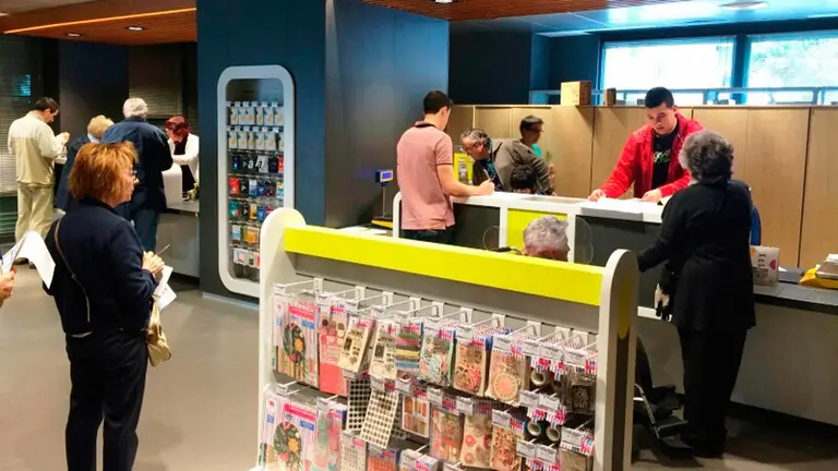 Una oficina de Correos en Navarra. CEDIDA