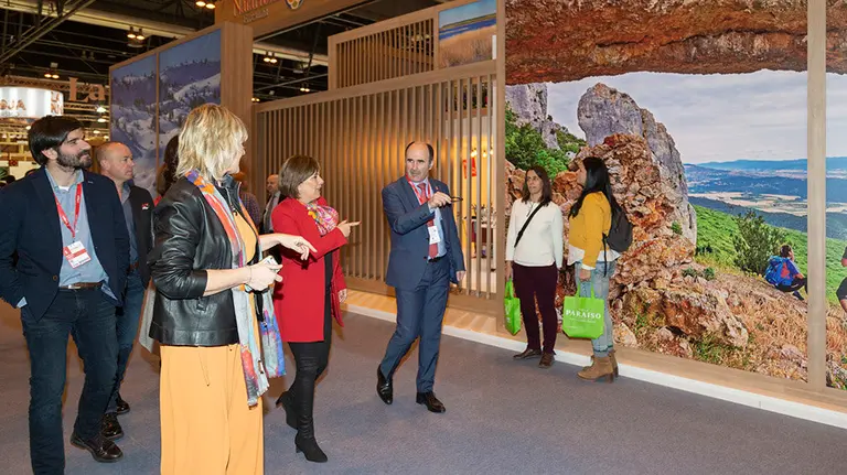 Imagen de la delegación de Navarra durante la celebración del día de la Comunidad foral en Fitur GOBIERNO DE NAVARRA