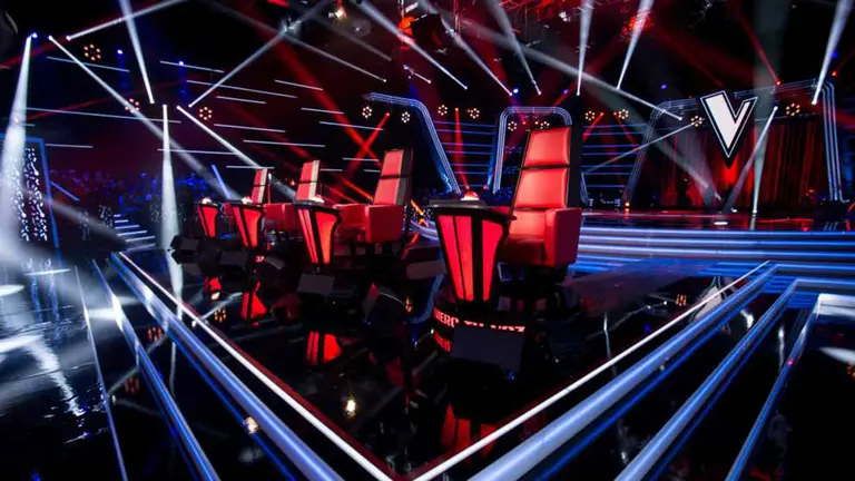 Imagen del nuevo plató de &#39;La Voz&#39; en Antena 3, el programa al que volverá Melendi como coach en su edición infantil en Antena 3. Foto: ANTENA 3