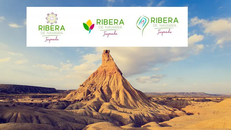 Mountain known as Castildetierra in Bardenas Reales Nature Park, Navarra, Spain