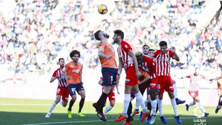 Partido entre el Almería y Osasuna en el Estadio de los Juegos Mediterráneos. LALIGA 123