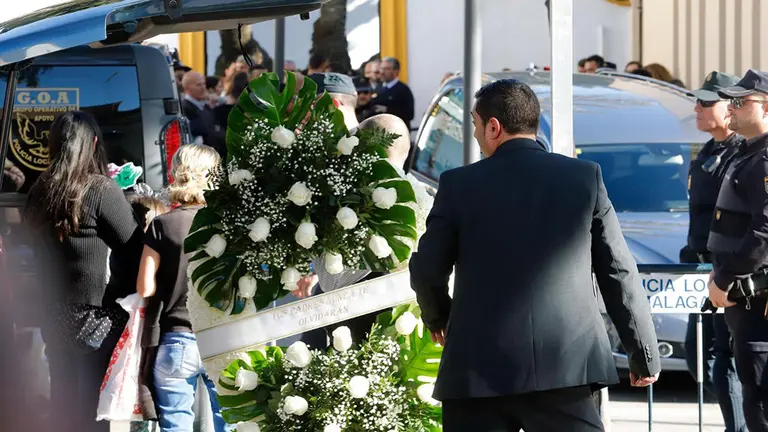 Familiares, amigos y vecinos se han despedido de Julen en Málaga EUROPA PRESS