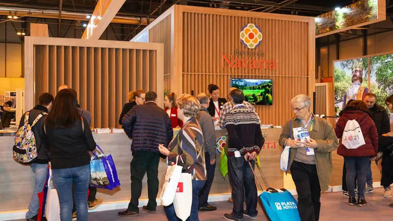 Vista general del pabellón de Navarra en Fitur GOBIERNO DE NAVARRA