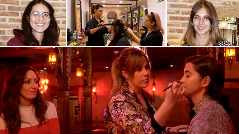 Natalia y Nerea, las dos seleccionadas para la cuarta edición del certamen de cambio de imagen de la revista El Boulevard YOUTUBE