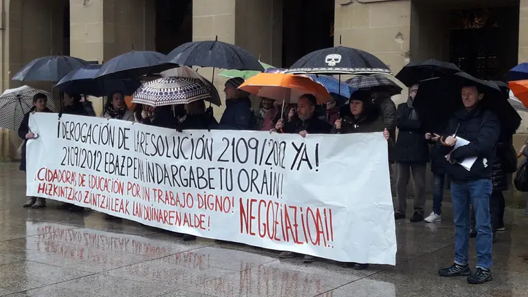 Cuidadoras de Educación del Gobierno de Navarra. CEDIDAS