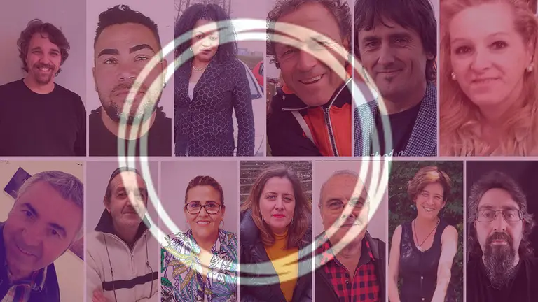 Todos los candidatos de Podemos a diferentes localidades en Navarra. CEDIDAS