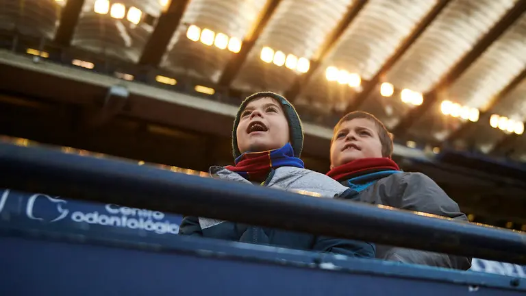 La grada de osasuna durante el partido contra el Granada. MIGUEL OSÉS 6
