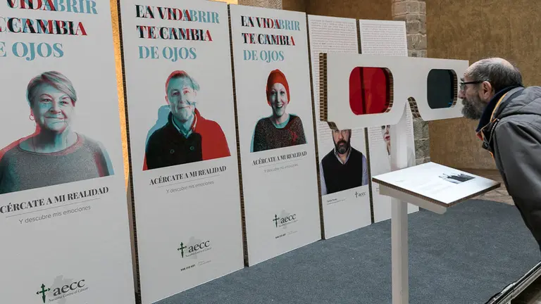 Campaña &#39;La vida te cambia en un abrir y cerrar de ojos&#39; de la Asociación Española Contra el Cáncer (07). IÑIGO ALZUGARAY