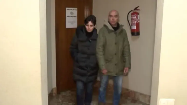 Recreación en Navarra Televisión del choque entre Beloqui y Espinosa