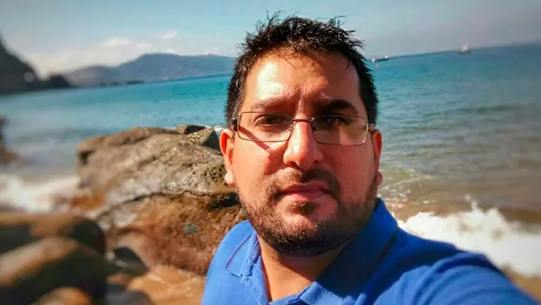 Gaxan Sad, candidato de Podemos a la Alcaldía de Pamplona.