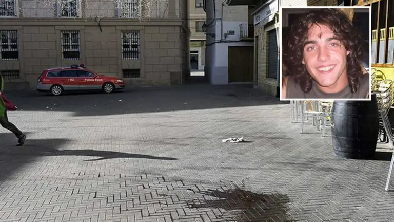 Imagen de la plaza de los Fueros de Valtierra donde fue asesinado Dayan Murillo el 8 de enero de 2012 EFE Archivo1