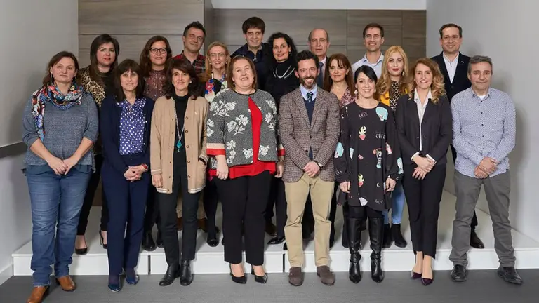 Miembros de la nueva junta de gobierno de Cofna CEDIDA