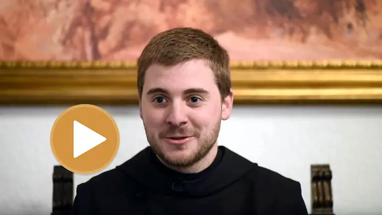 Ignacio Esparza Lezaún, fraile en el monasterio de Leyre..