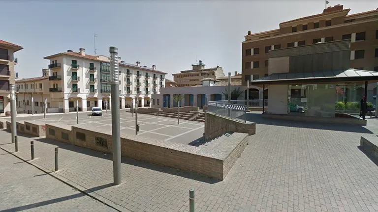 Imagen de la plaza de la Constitución de Tudela ARCHIVO