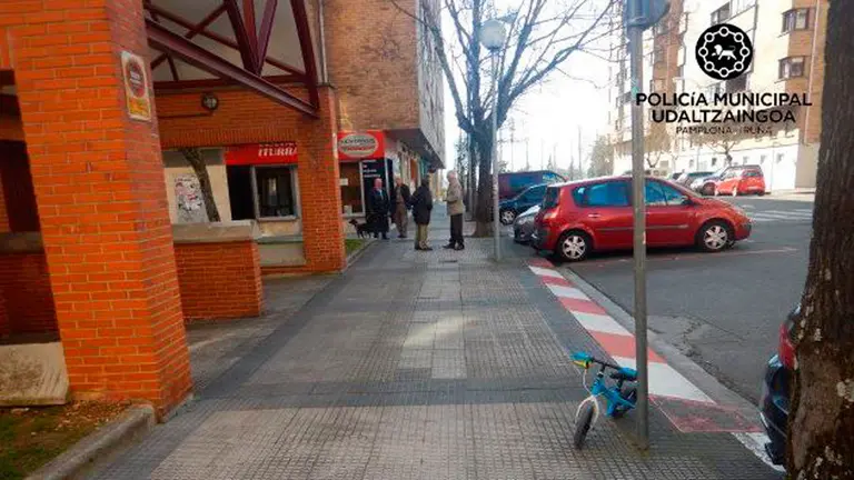 Calle Pedro I, en el barrio pamplonés de Iturrama. ARCHIVO 2