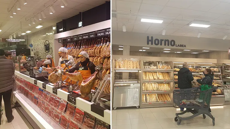 Nuevo aspecto que presenta la tienda de Mercadona en el Valle de Egüés. CEDIDA