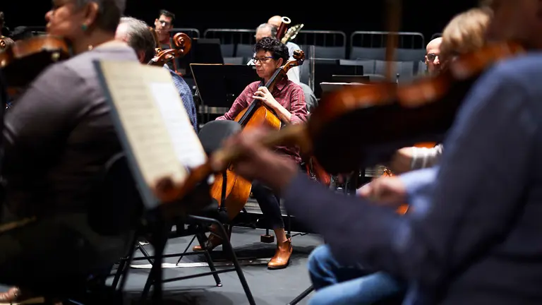 Presentación del concierto de la Orquesta Sinfónica de Navarra, Orfeón Pamplonés y Coral de Cámara en el MUN P LASAOSA (17)